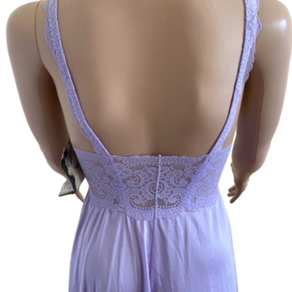 NWT OLGA Lavender Vintage Nightgown 92680 Medium - Picture 4 of 5